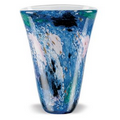 Murano Style Art Glass - 10" Monet Vase